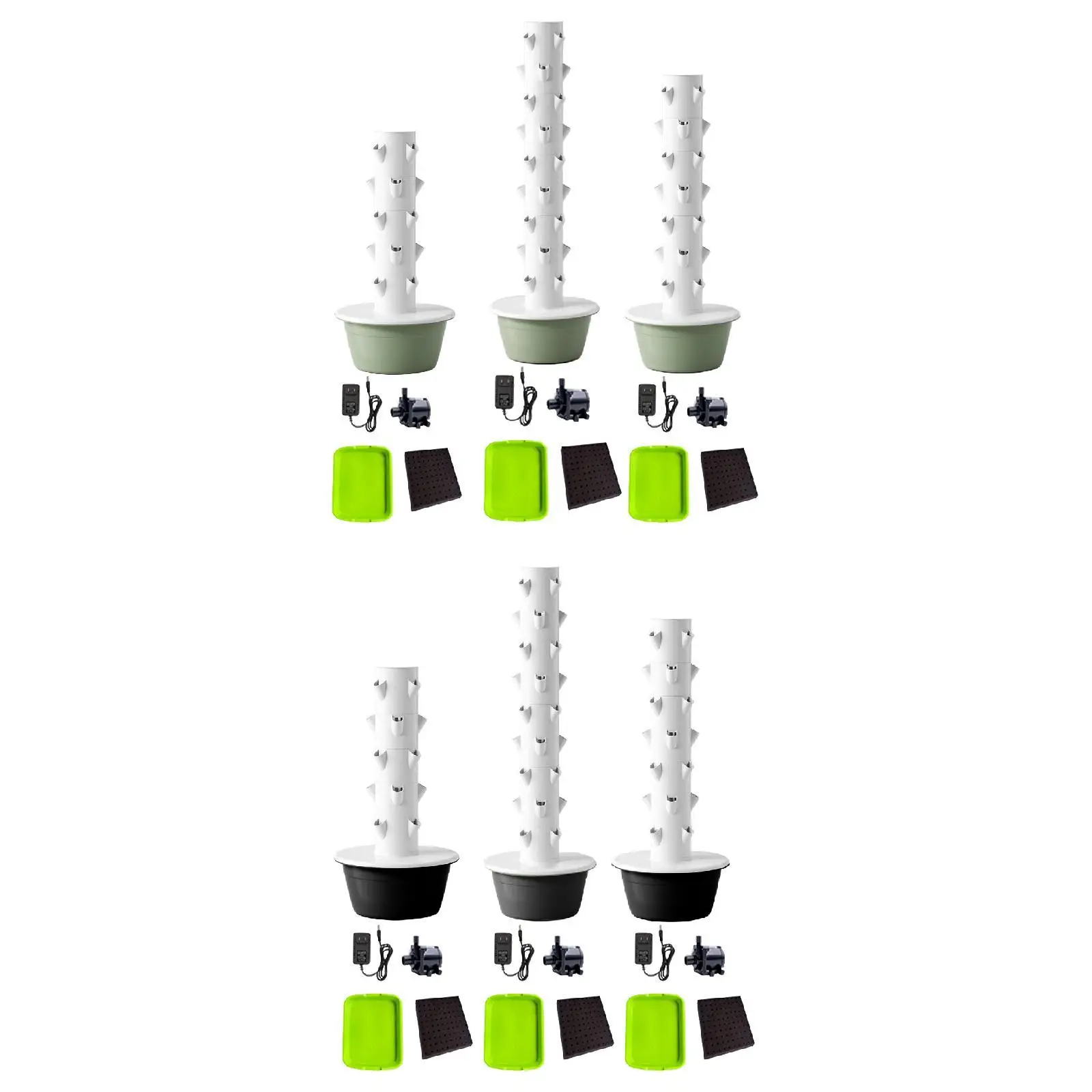 

Система выращивания гидропоники Контейнер для проращивания Инструменты для посадки Гидропонная садовая башня Высокопроизводительный детский горшок Гидропонная башня