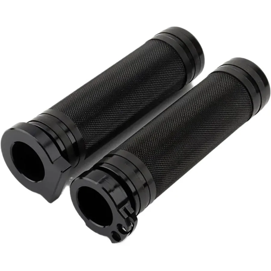 

Black CNC Aluminum Hand Bar Grips for Motorcycle Handlebars Compatible with Harley Street 500 750 XG500 XG750 Models from 2015