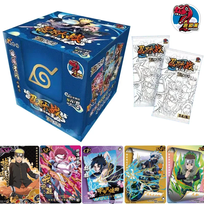 

Original Naruto Series EX Commemorative Edition Card Box Collection Anime Characters Limited SSP Flash Cards Game Toys Kids Gift