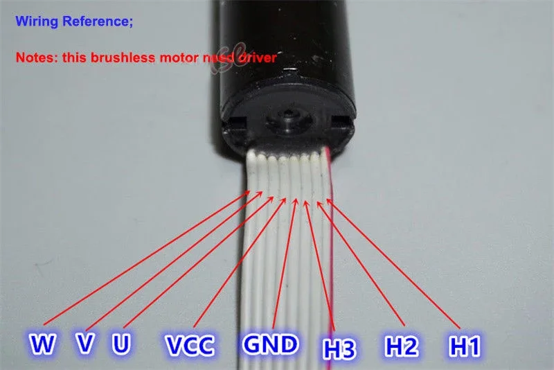 16mm Micro Mini BLDC Brushless Motor DC 5V-6V Slow Speed Planetary Gearbox Reduction Gear Motor DIY Smart Robot Car
