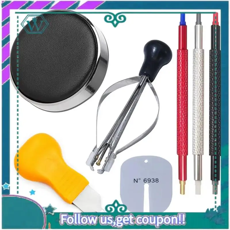 A09P ساعة اليد مكابس انتهازي تركيب أداة الساعات طقم تصليح مزدوجة نهاية إبرة القلم ساعة الإبر المنتقى