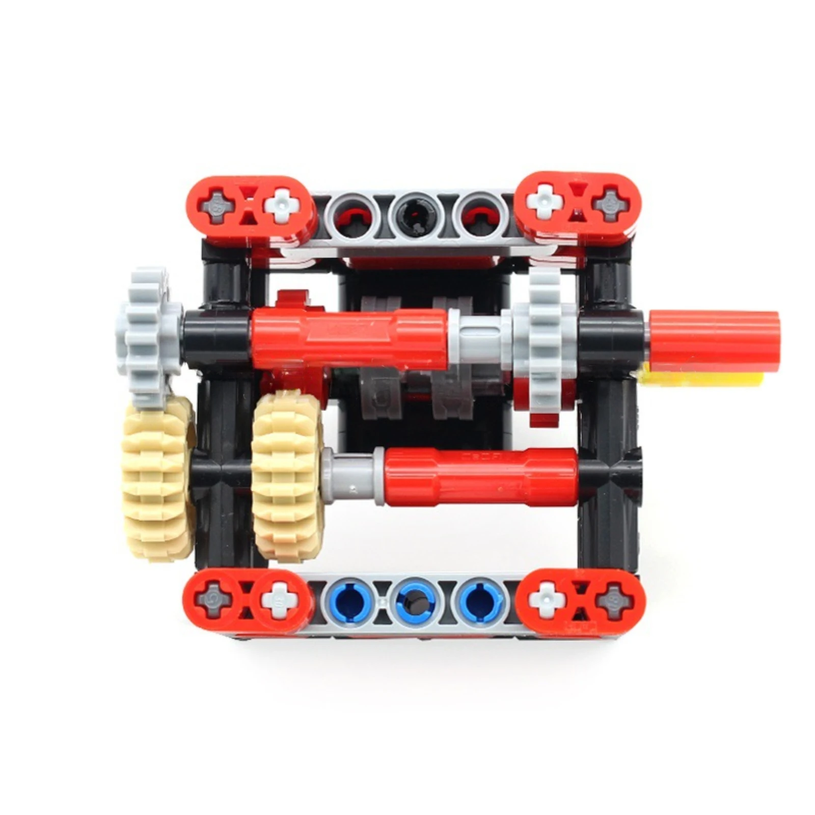 98pcs 2+1-speed Manual Shift Gearbox Building Blocks Model MOC Small Particle Kid DIY Assembly Puzzle Bricks Educational Toy