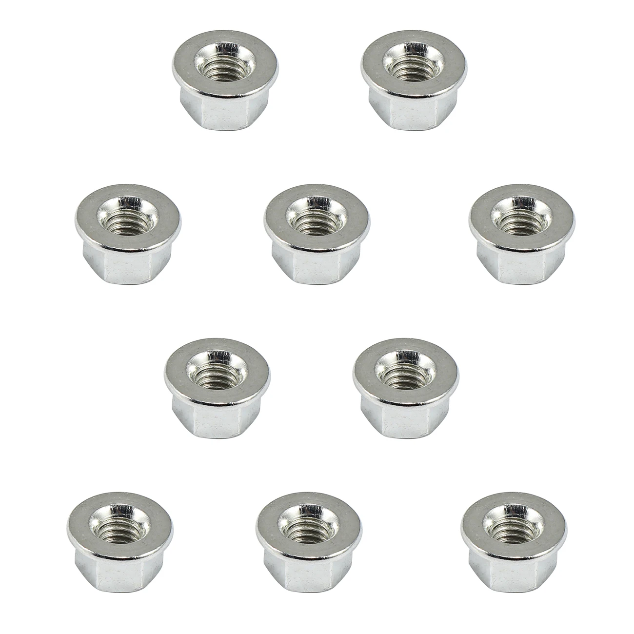 10pcs Side Cover Nuts Screw Nuts Fits For Husqvarna & Jonsered Chainsaw Parts