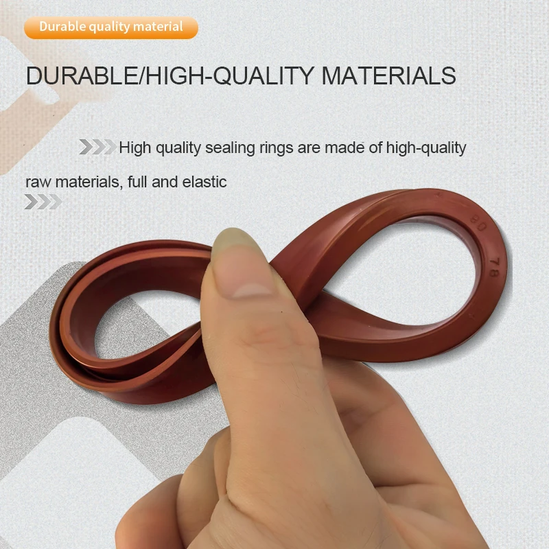 ID 10-396 мм FKM Уплотнительное кольцо с фторкаучуком Пневматическое уплотнение поршня Гидравлическое OD16-420 мм ODU/YXD Гидравлическое уплотнительное кольцо Поршневой стержень