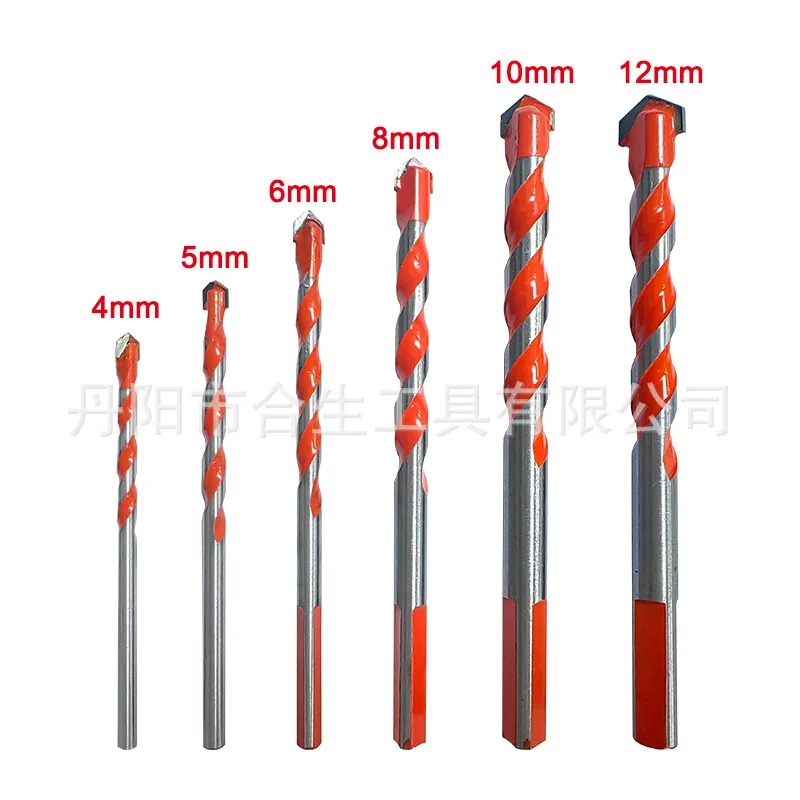 4/5/6pcs Orange Hard Alloy Overlord Diamond 6-12mm Ceramic Tile Perforated Wall Drilling Tool Drill Bit Tool set,with Box