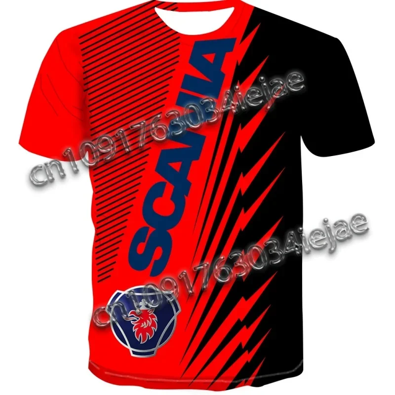 

MOTOZomer Nieuwe Hot Mannen T-Shirt Truck 3d Print Gepersonaliseerde Street Fashion Casual Grote Maat Losse Comfortabele T-Shirt