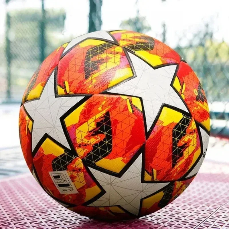 

High Quality Soccer Balls Official Size 5 PU Material Seamless Goal Team Outdoor Match Game Football Training Ballon De Foot