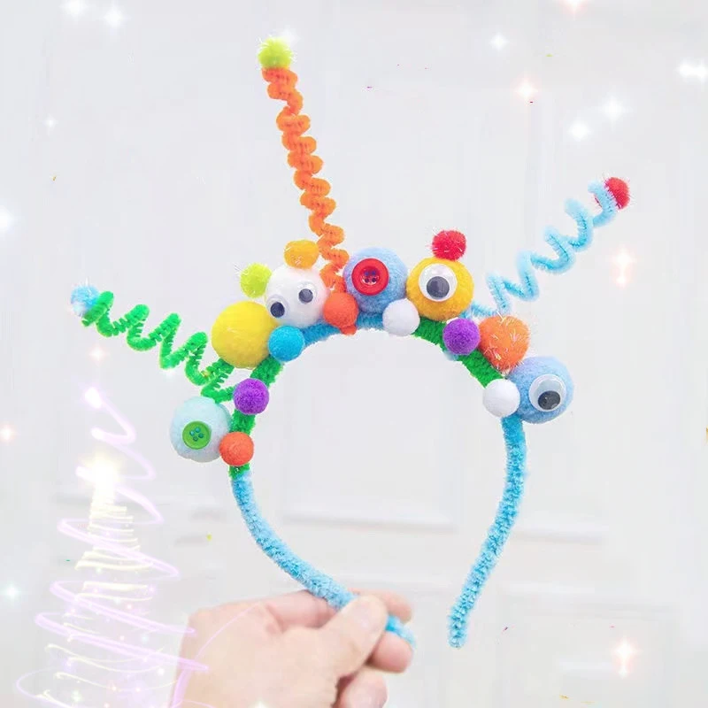 Funny Clown Headband Hair Hoop Cosplay Hair Band Stage Performance Props For Circus Festival Ball Dress Up Party Accessories