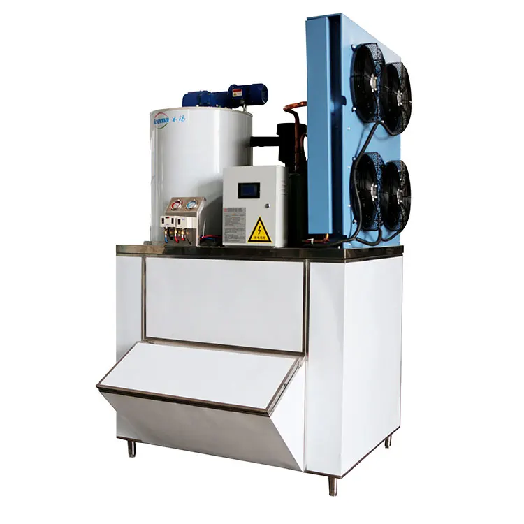 1000kg automatic ice flake machine 1ton small flake ice maker machine