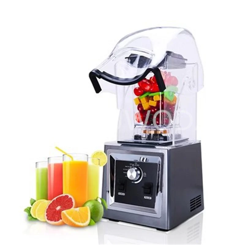 Electric Commercial Soundproof Food mixer Bubble Tea Multifunction Blender with Mess Free Crushing for Smoothies Ice and Frozen