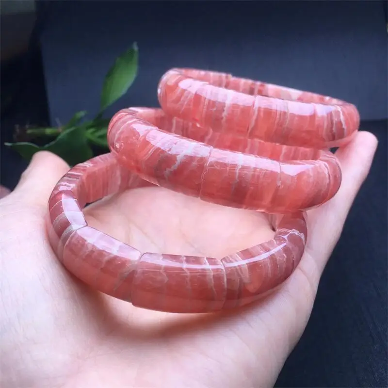 12.5MM Natural Red Lace Agate Jade Bangle Handcarve Crystal Bracelet Real Fashion Handring Fine Jewellery 1pcs