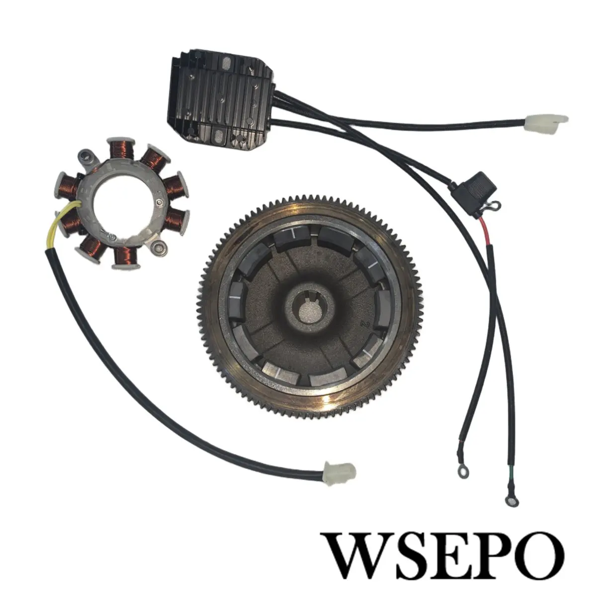 Dual Timing Slot Flywheel Generator Kit Can Fit GX390 GX420 Clone 390CC 420CC 13HP 15HP Engine Used Charging Or Lighting