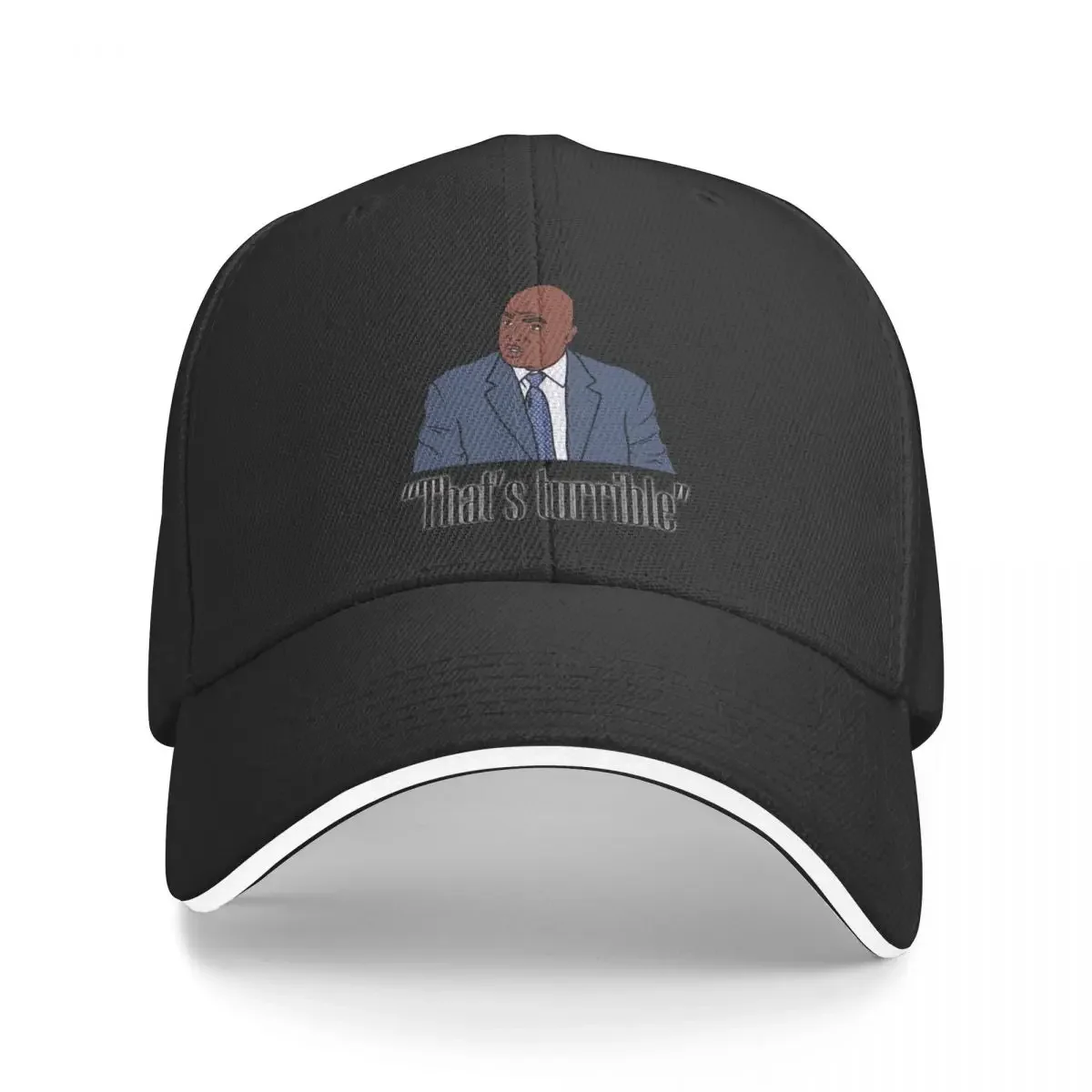 Charles Barkley That's Turrible Baseball Cap Sun Hat For Children Hat Luxury Brand New In Hat For Man Women's