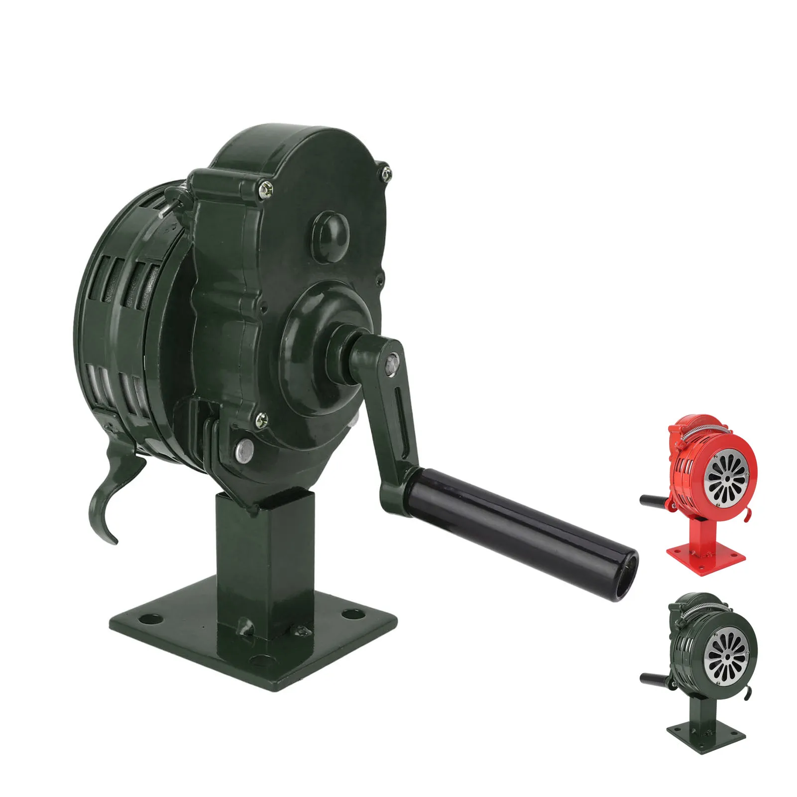 手回しサイレン アルミ合金製 110dB 大音量警報 空襲 トルネードサイレン ホーン 緊急用