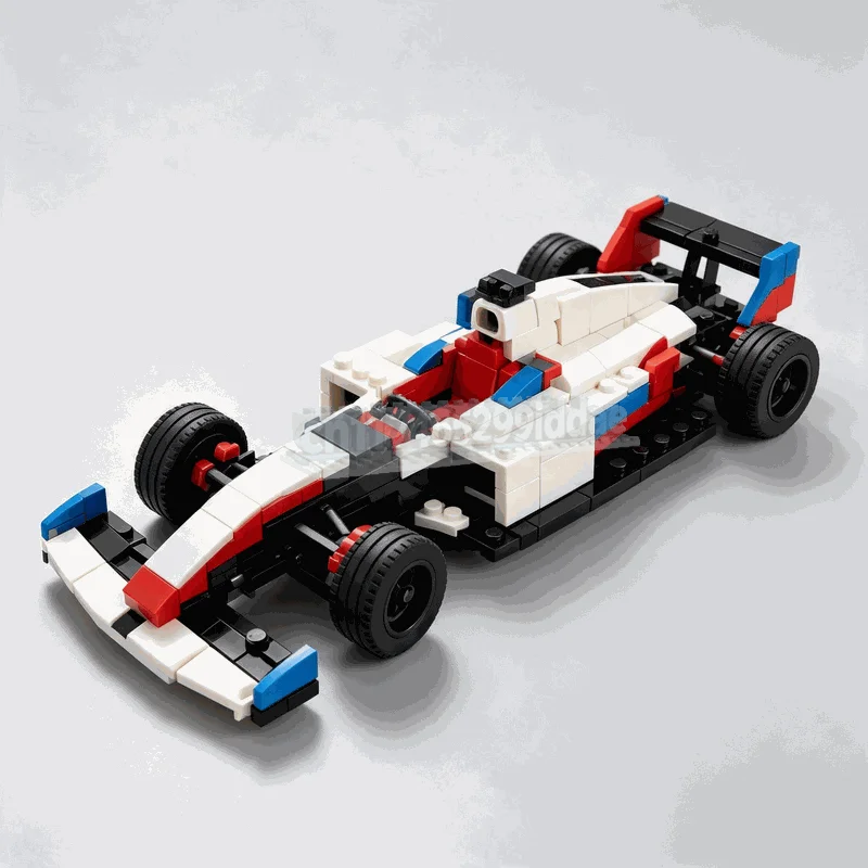 2826PCS Grand Prix Single-Seater Racing Vehicle MOC Model DIY Assembled Technical Building Bricks High Performance Race Car Toy