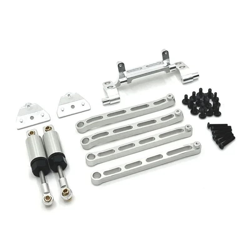 MN82 LC79 MN78 Metal Chassis Link Rod Pull Rod Servo Mount Oil Shock Absorber Set 1/12 RC Car Upgrade Parts Accessories