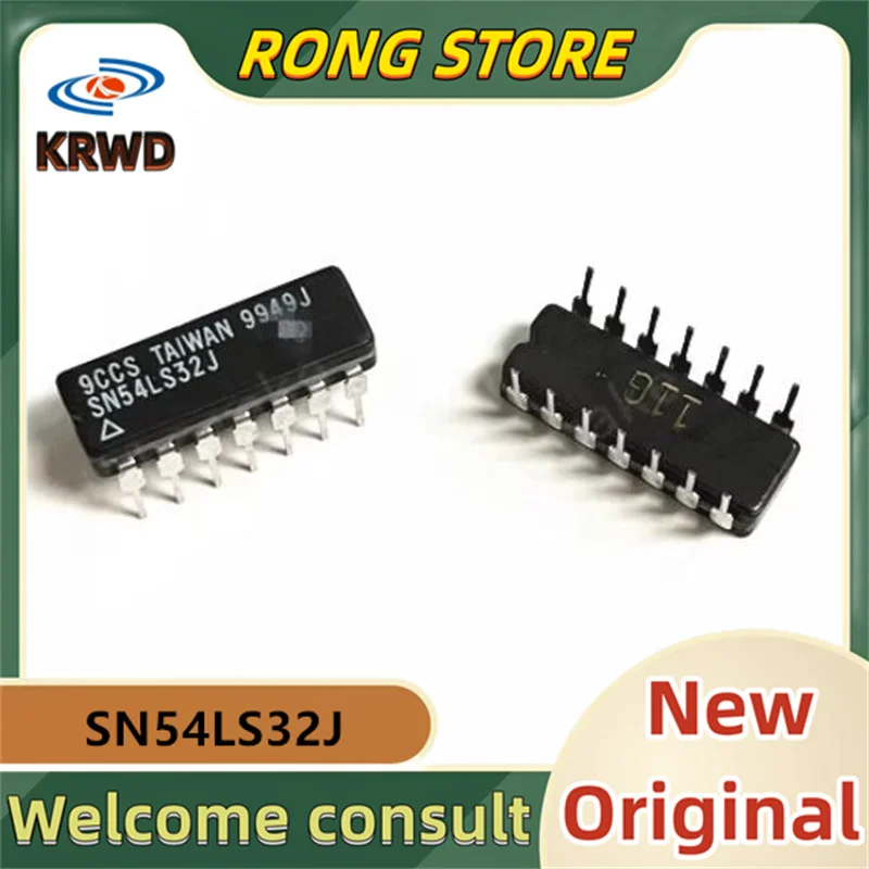 

2 шт. SN54LS32J новый оригинальный SN54LS32 54LS32