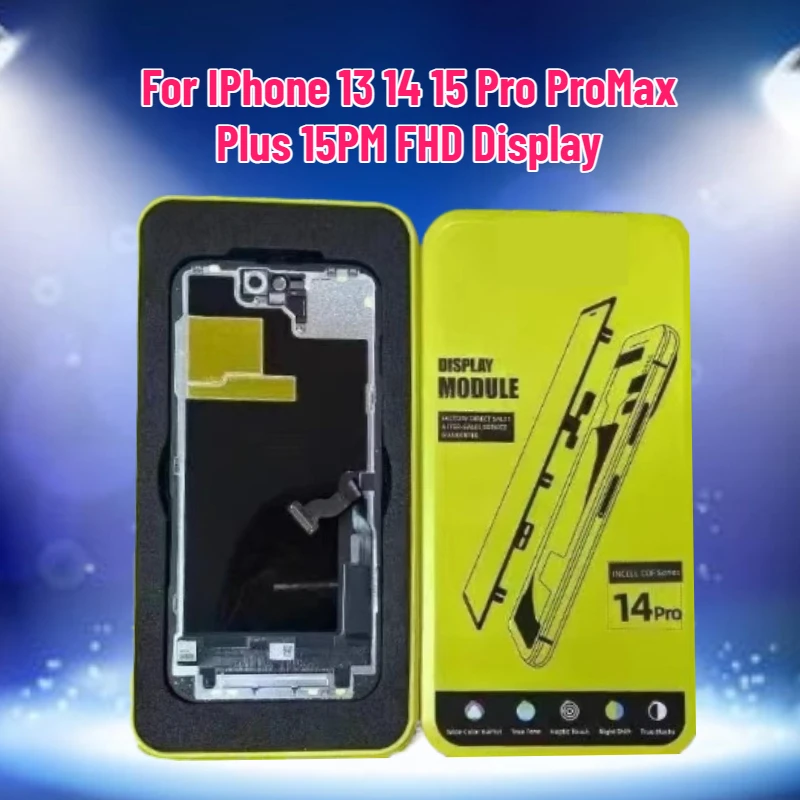 

Full HD LCD Screen Assembly for IPhone 13 14 15 Pro ProMax Plus 15PM FHD Display Solves Non-genuine Screen Pop-up