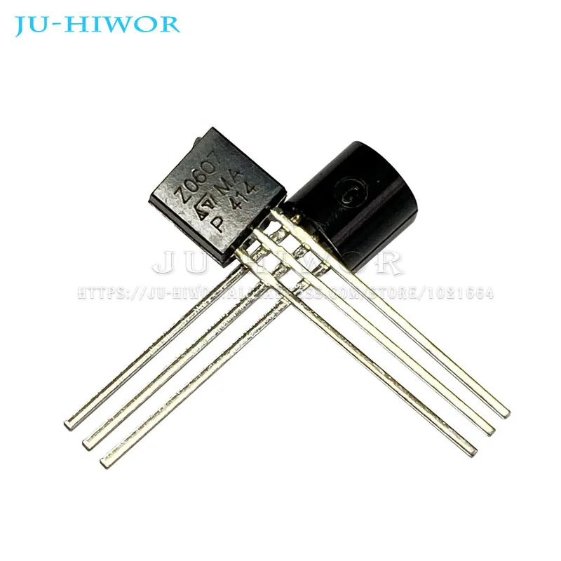 50pcs TO-92 SCR TRIAC Thyristor BT131-600 BT131-800 BT169D MCR100-6 MCR100-8 MAC97A8 MAC97A6 Z0607MA 1A60