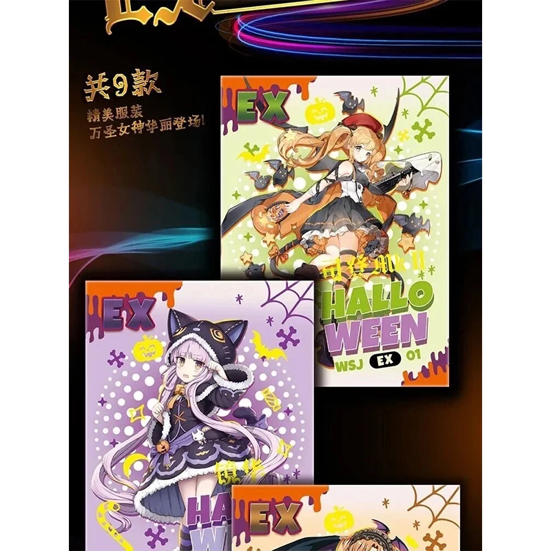 Re Zero Halloween Collectible Trading Card Booster Box, Rem Ram Anime Character Cards for Collectors, Display and Gifts view 3