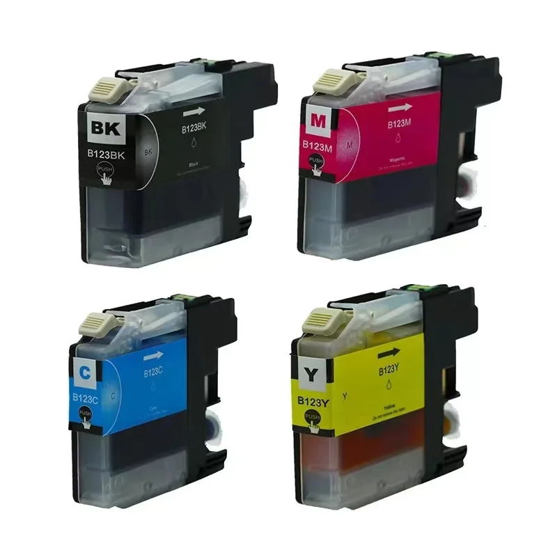 LC123 Full Ink Cartridge  MFC-J4510DW MFC-J4610DW MFC-J470DW DCP-J132W DCP-J172W DCP-J752DW DCP-J4110DW  Compatible Brother