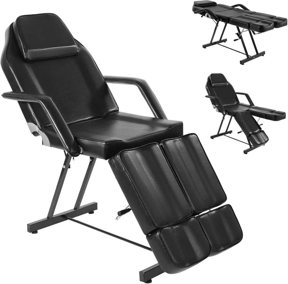 Tattoo Chair For Client, Split Leg Tattoo Bed, Facial Beds For Esthetician, Lash Chair For Client