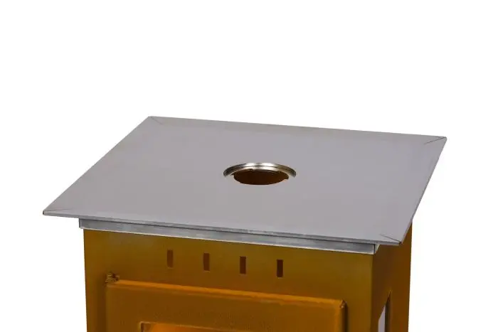 مدفأة حرق الخشب في الهواء الطلق في الفناء الخلفي Chimeneas موقد شواء قائم بذاته مع فرن بيتزا