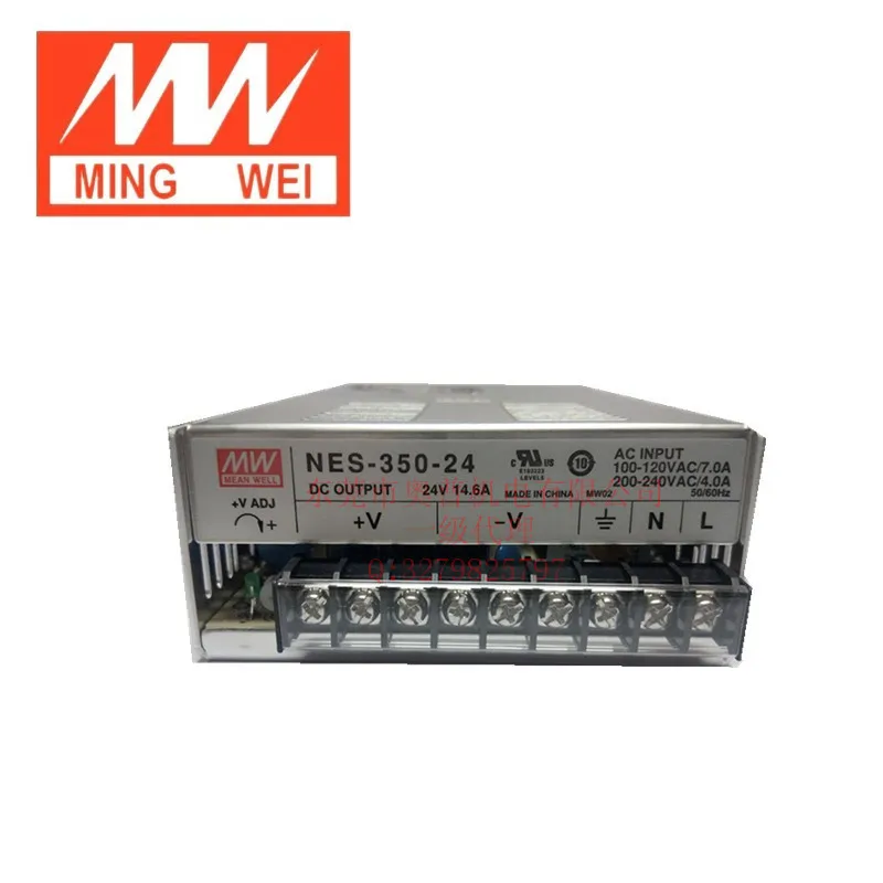

Блок питания Mingwei 2025 NES-350-24 NES - 350-3,3 В 5 В 7,5 В 12 В 15 В 24 В 36 В 48 В