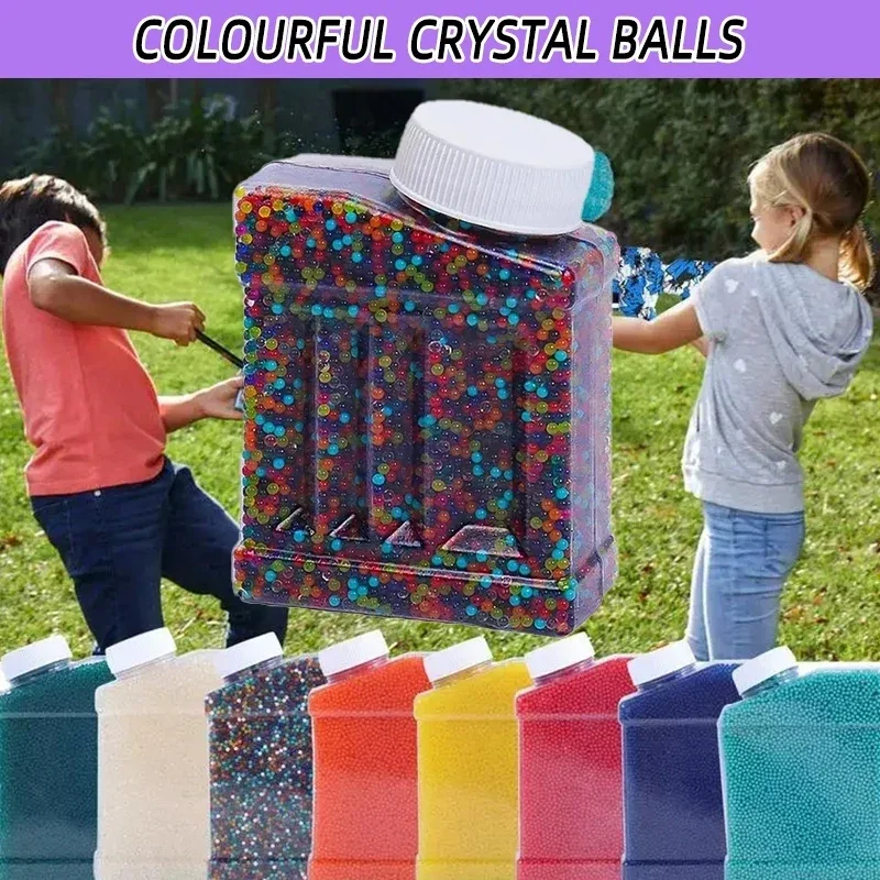 كرات كريستال ملونة زجاجة مربعة صغيرة كريستال رصاصة 7-8 مللي متر حبة ماصة تحميل فقاعة حبة