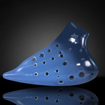 Professional Triple Ocarina Alto C 20 Holes Handmade Ceramic Ocarinas Musical Flute Beginner Playing Instruction Orff Instruments