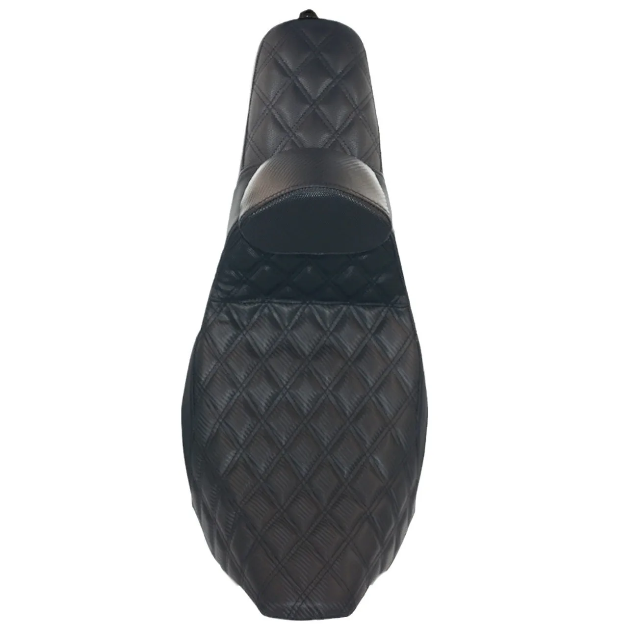 Dav Idson Compatible Leather and Plastic Gel Seat Cushion with Backrest for Road King Glide Sport Sporty Motorcycle Seat