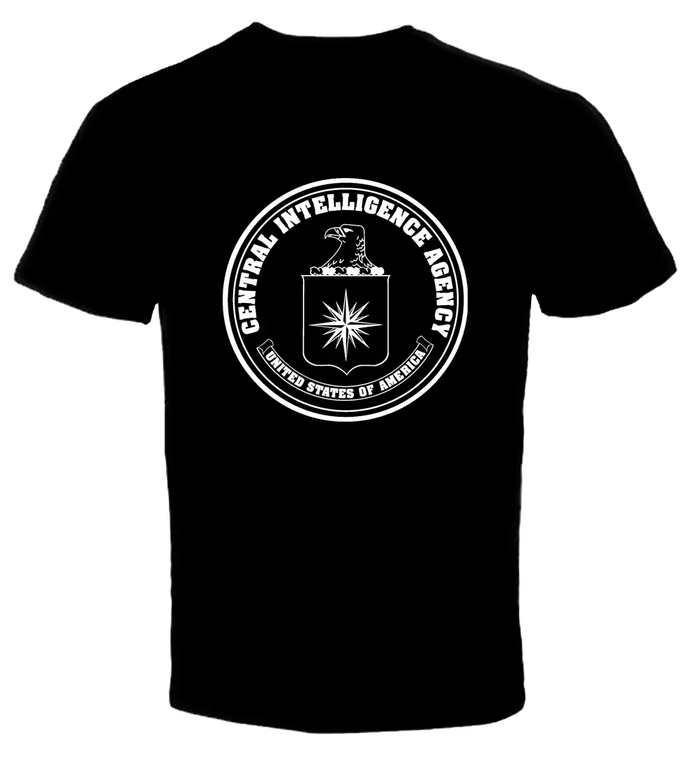 Central Intelligence Agency CIA T-Shirt 100% Cotton O-Neck Summer Short Sleeve Casual Mens T-shirt Size S-3XL