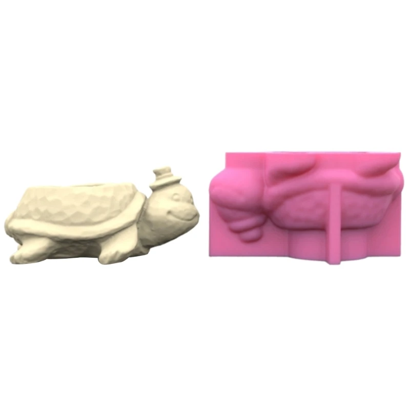 

3D Animal Gypsum Silicone Molds for Making Succulent Plant Flower Pot N2UE