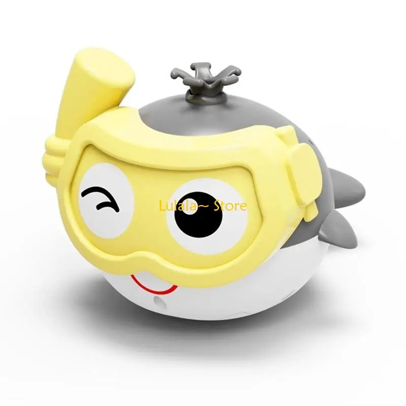 Y4qa Cartoon Shark Shower Toy Acqua Sprinkler per bagno per bambini per gioco elettrico galleggiante galleggiante in barca g g