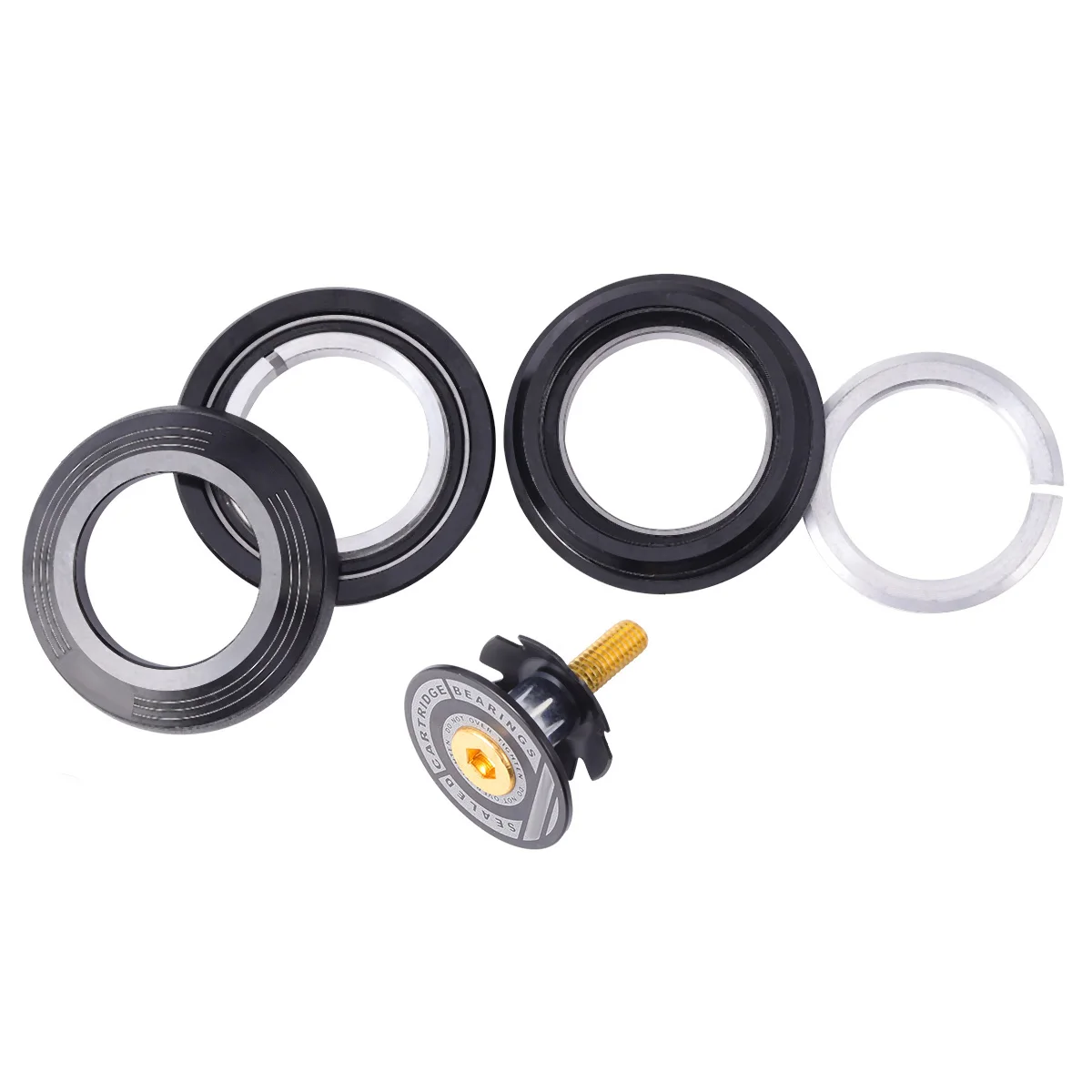 

Bicycle Bearings Wheel Headset Replacement Durable Lightweight Professional Use Bike Supplies Mountain Riding Supplies