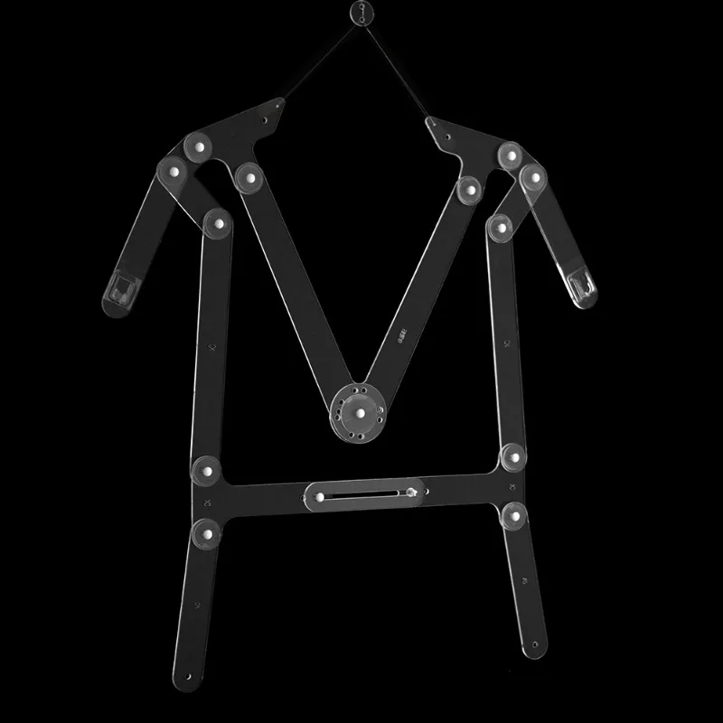 Adjustable Streaming Clothing Rack Invisible Dresses Hanger Professional Garment Display Stand Fashion Showcase for Clothing