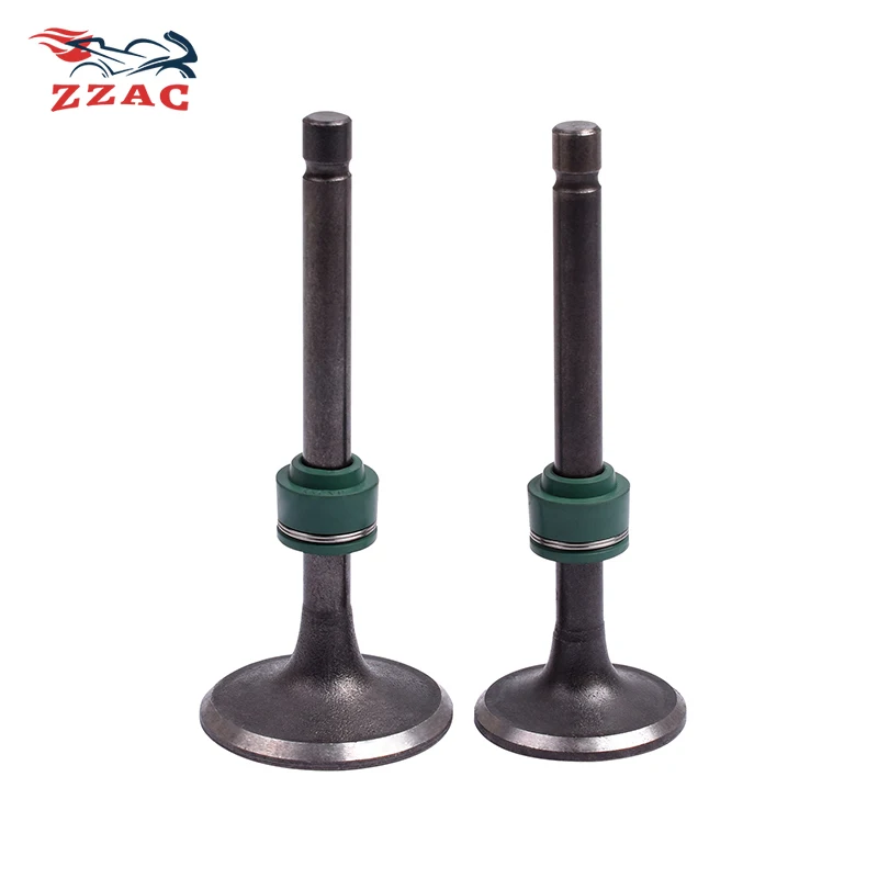 for YAMAHA XV250 Motorcycle Engine Inlet Outlet Intake Valve Exhaust Valve Stem Kit 26X65X5mm 22x64.5x5mm