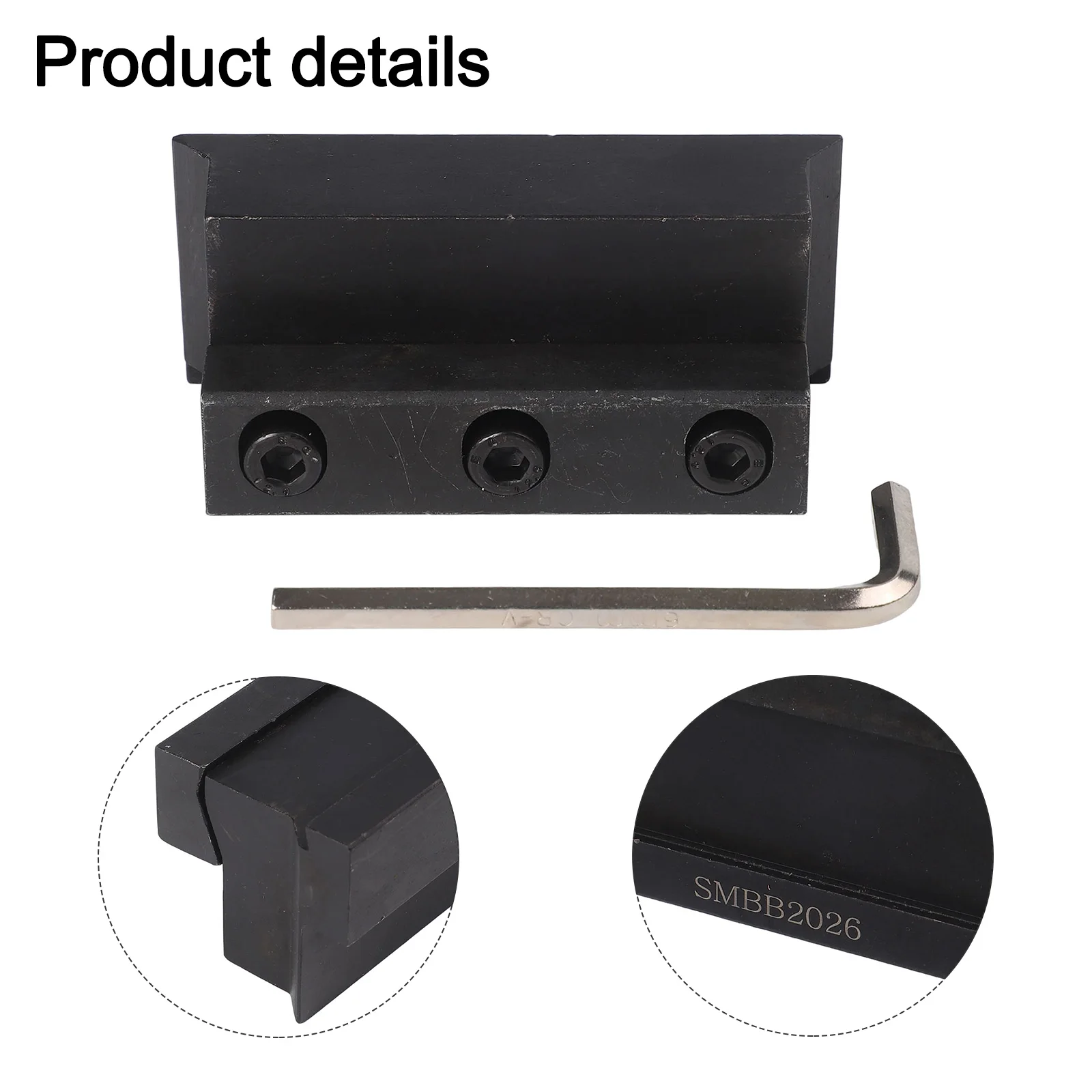 SMBB2032 Grooving Tool Holder for SPB 32 Alloy Steel Construction Enhanced Tool Life with Integrated Cooling Channel