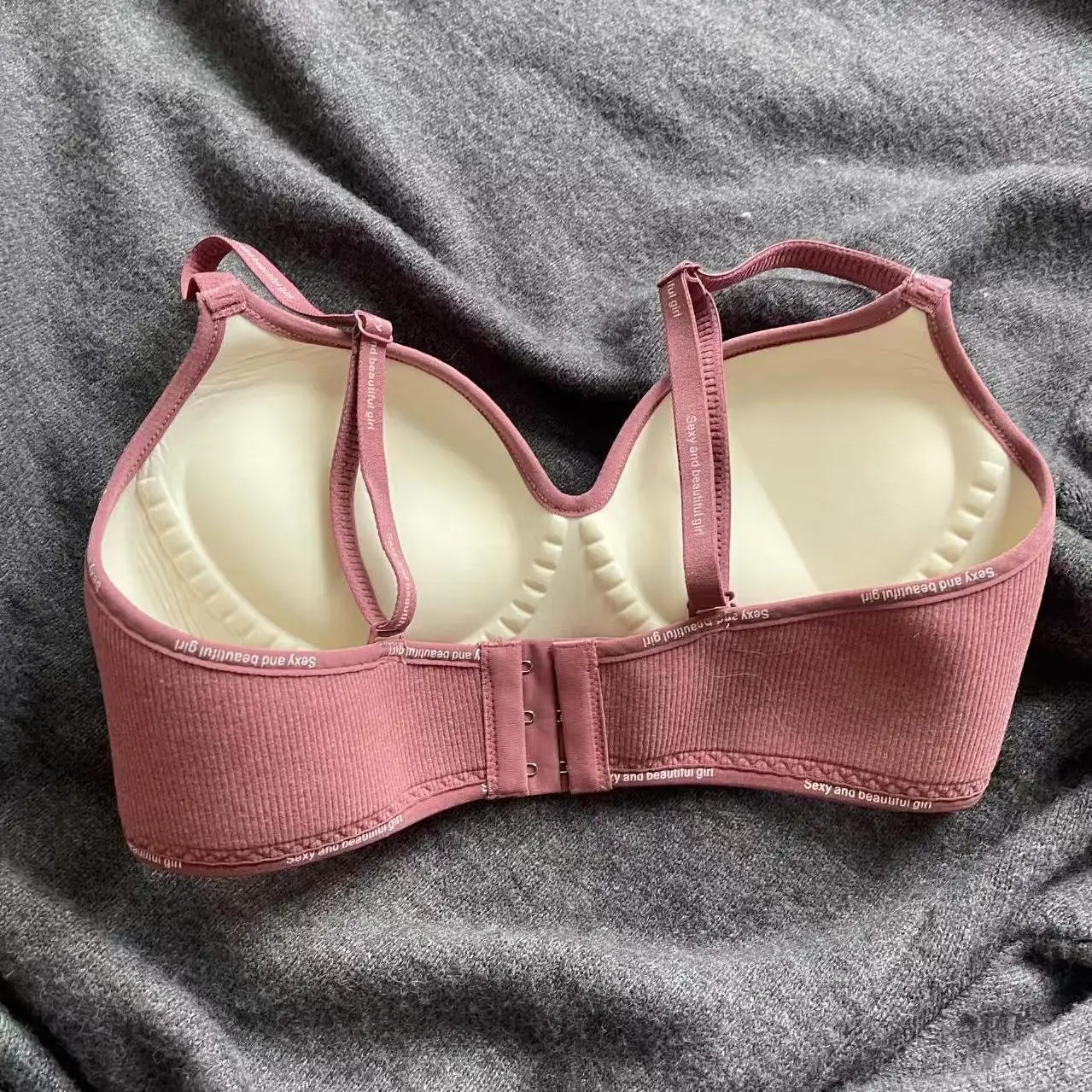 Summer Outward Expansion Waist Slimming Flat Chest Special Thickened Seamless Enhancing Underwear Small Chest Push-Up Bra