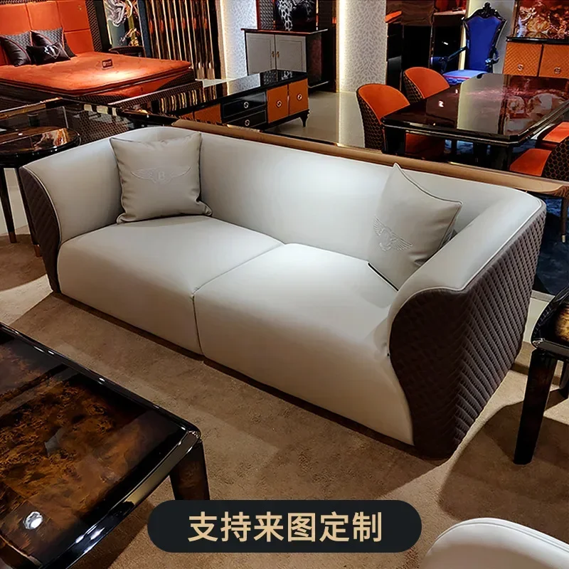 Italian light luxury sofa
