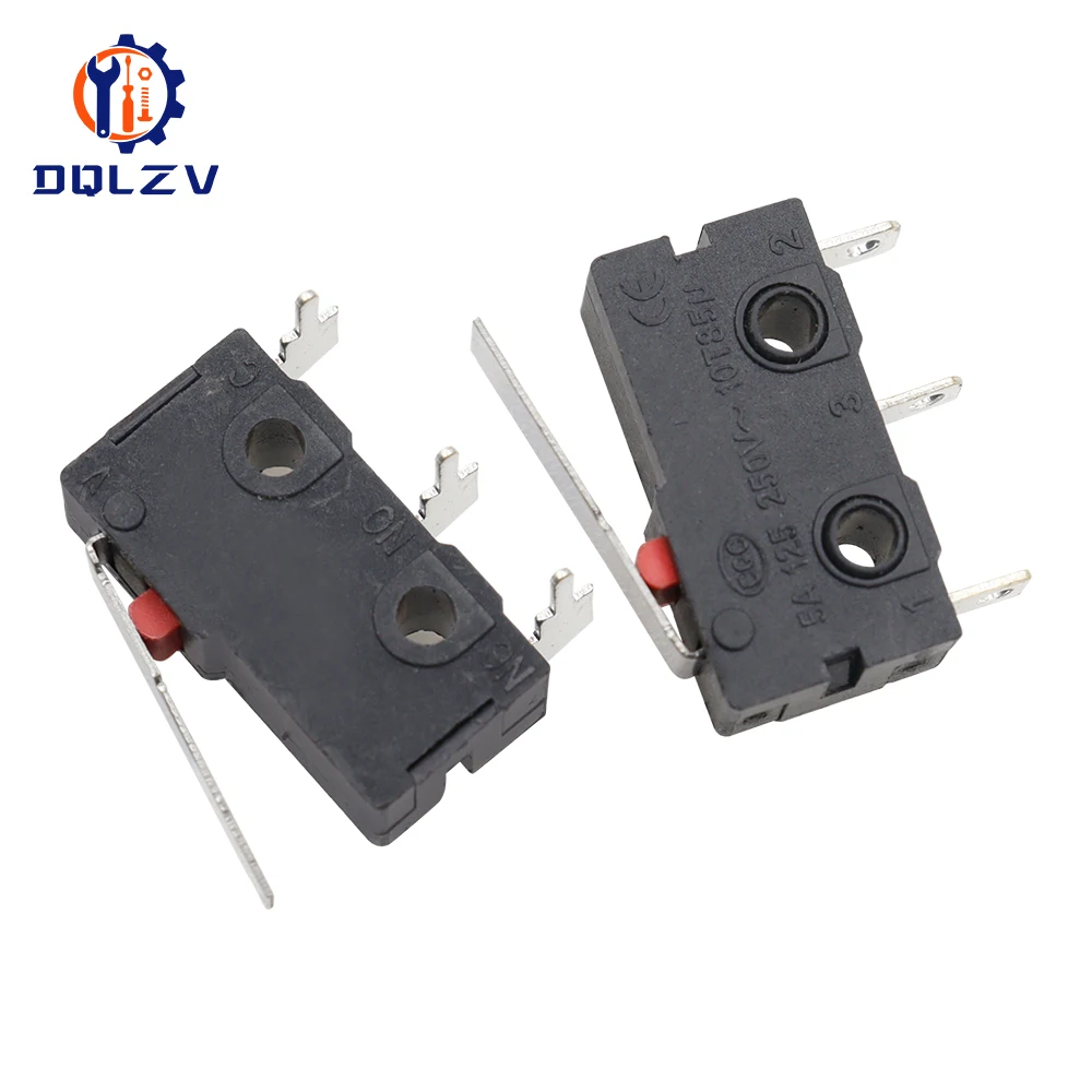 5A 125V250V KW12 Travel Limit Switch KW11-3Z-2 With Handle 16mm Contact Button Micro switch KW12-N 2Pin/3Pin KW12-A NO/NC