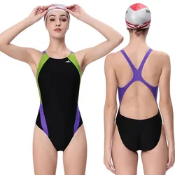 YINGFA 976 costume da bagno intero allenamento professionale Sport donna ragazza allenamento costumi da bagno costume da bagno ad asciugatura rapida donna