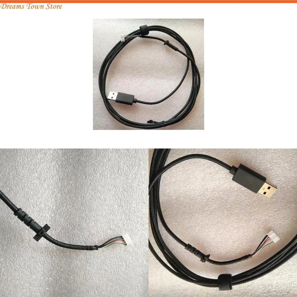 

HX6A DIY Universal Umbrella Rope Mouse Cables Soft Durable Mouse Line Replacement