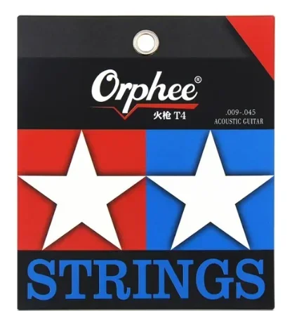Orphee Akoestische Gitaarsnaren Folk Gitaarsnaren Koolstofstaal Zeshoekige Legering Geschikt voor Beginnende Gitaaraccessoires