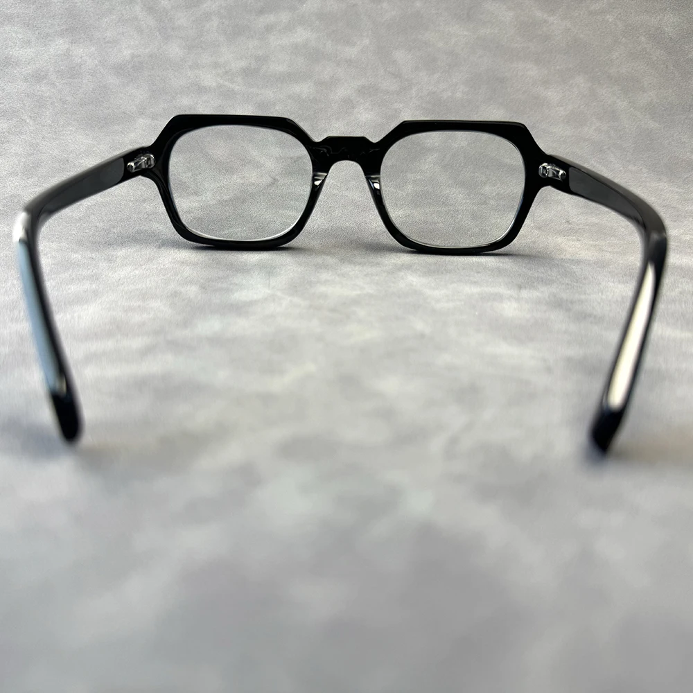 Eyeglass Frames Classic Unique Square Retro Handmade Buffalo Horn Prescription Man Women's Glasses Frame Myopia Optical Eyewear