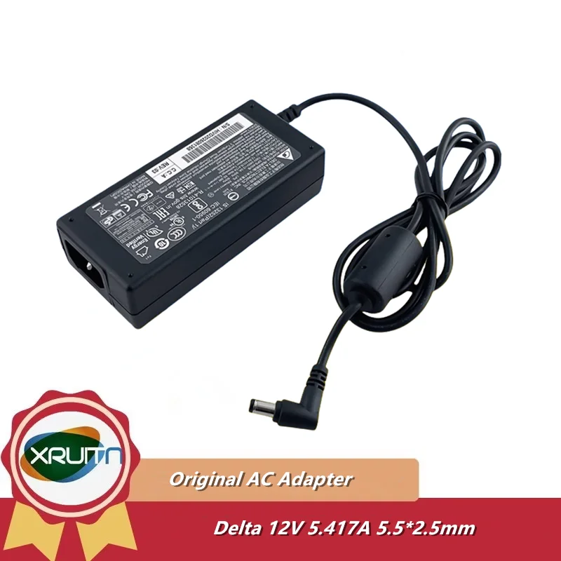 

100% Genuine and Original DELTA DPS-65VB Adaptor 12V 5.417A AC Adapter Charger Laptop Power Supply 5.5*2.5mm