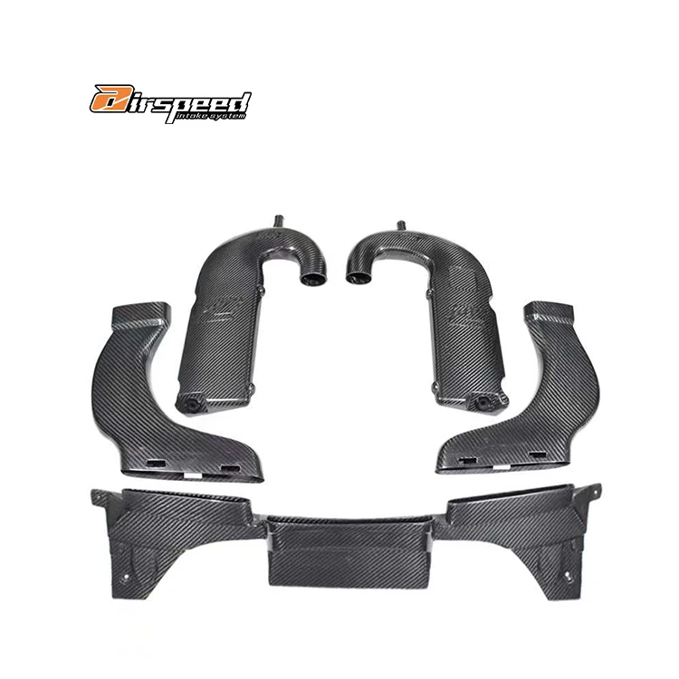 Airspeed Brand OEM & ODM Service 100% Dry Carbon Fiber Air Intake Cold air Intake System for C63 W205