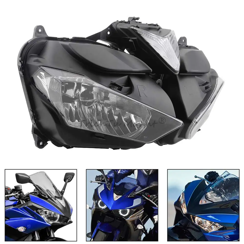 

Motorcycle Front Headlight Assembly Housing Protective Shell For Yamaha YZF-R25 YZF R25 YZF R3 2013 2014 2015 2016 2017 2018