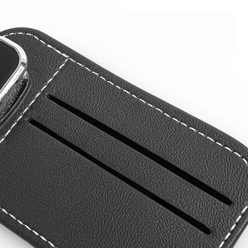 Auto Sonnenblende Organizer Tragbare Auto Brillen Halter Zubehör Sonnenbrille Clip Karten Halter Anti-scratch Multifunktions Clip – Detail 6