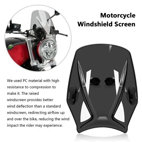 Imagen 2 del producto Para ZONTES G1-125 2020-2024 parabrisas nuevo universal zontes g1-125 accesorios de motocicleta parabrisas cubierta de pantalla